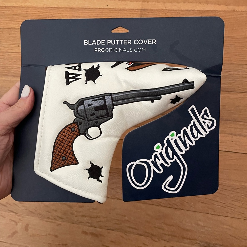 PRG Originals Golf Blade Putter Cover “Wanted” NEW